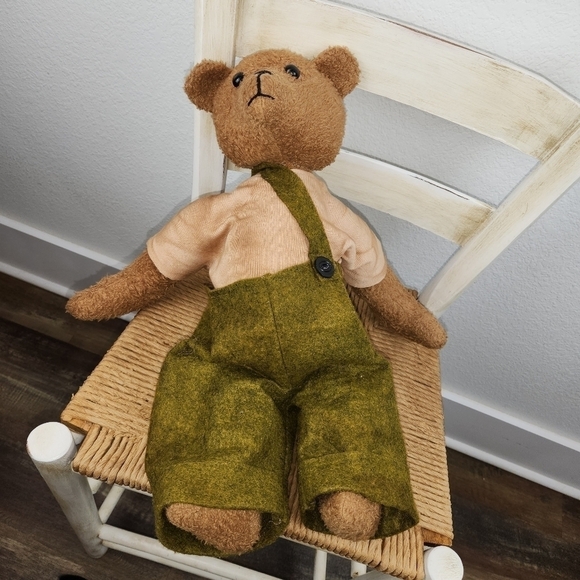 Hearthside Coll. Mr. Grn Jeans Bear Deco. Plush 🧸 - Picture 5 of 10